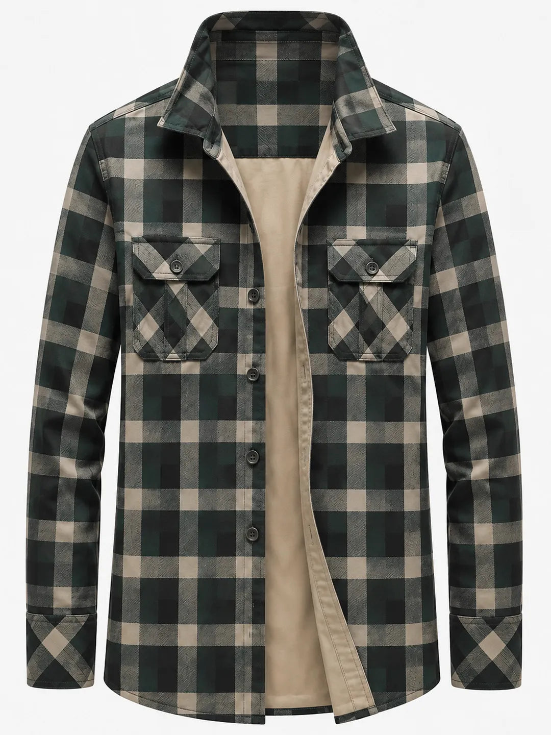Cotton Plaid Utility Shirt Prescott