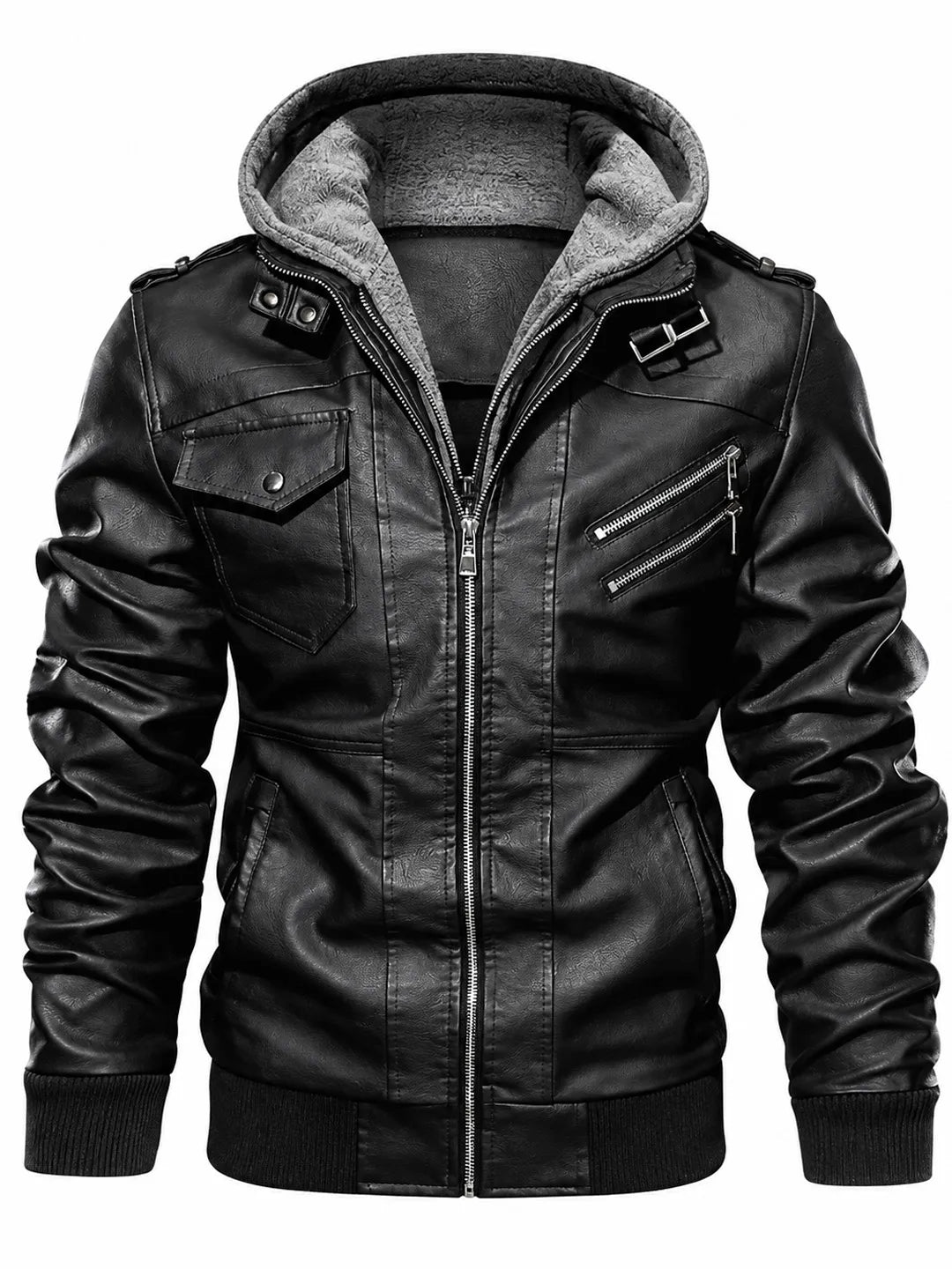 Detachable-Hood Utility Jacket Bromley