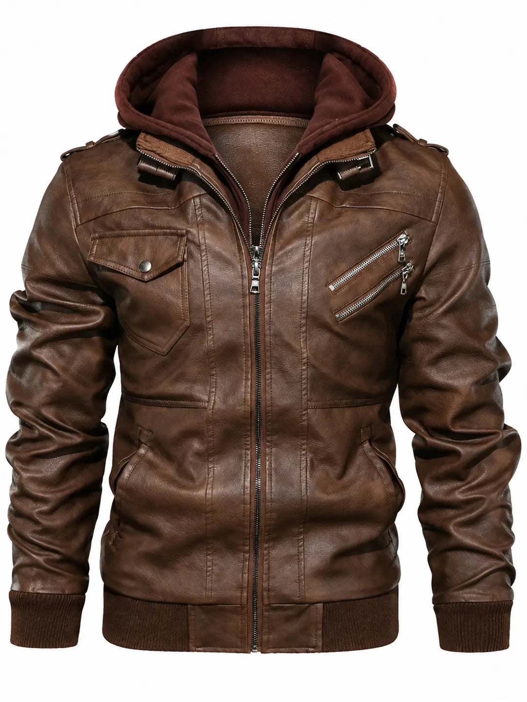 Detachable-Hood Utility Jacket Bromley