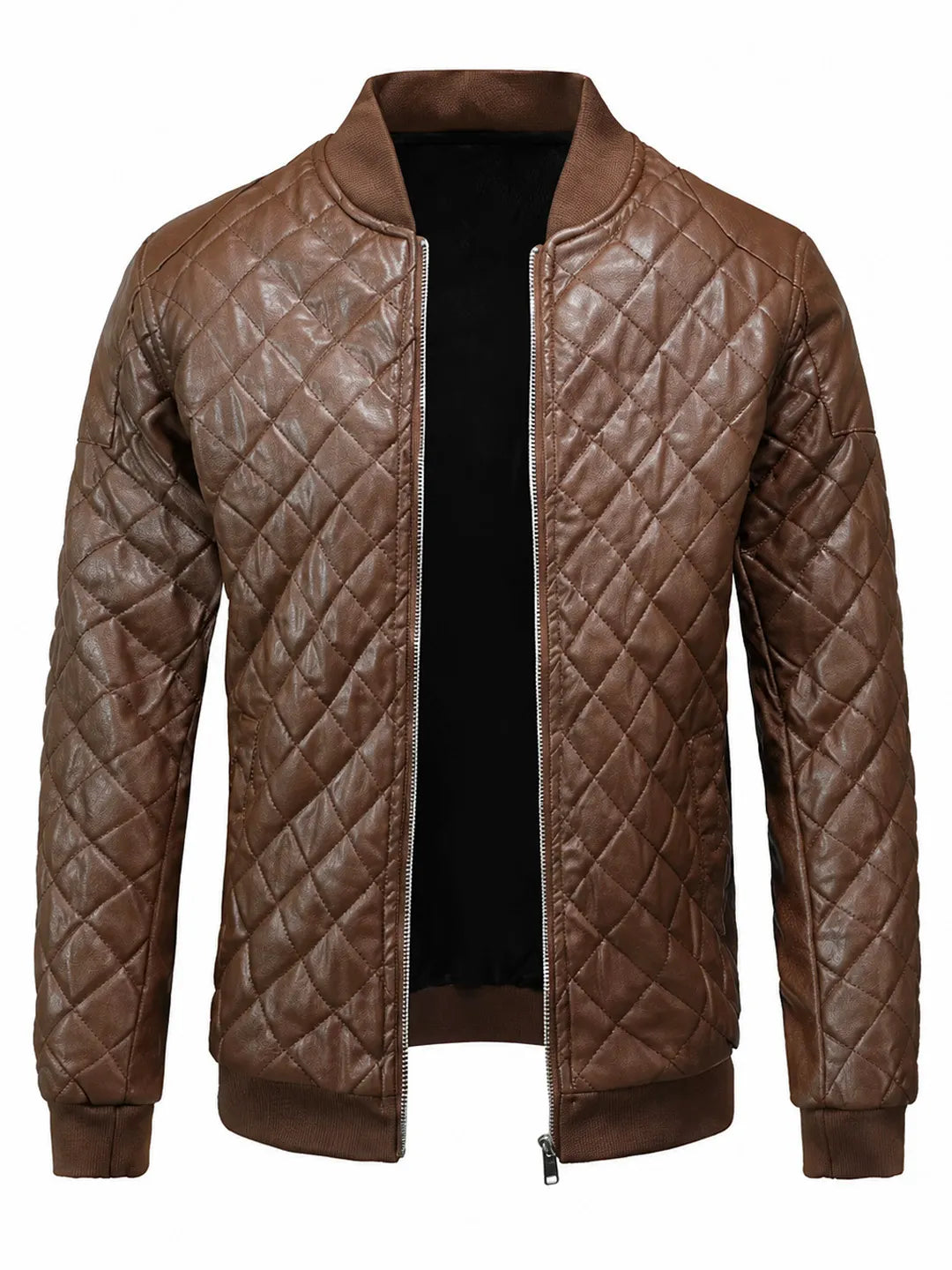 Diamond-Quilted Bomber Jacket Ashford