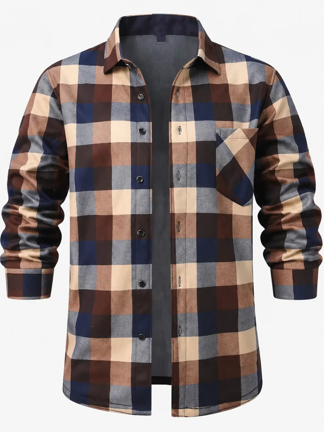 Long-Sleeve Plaid Shirt Norwood