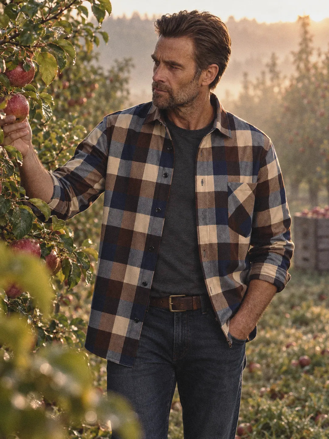 Long-Sleeve Plaid Shirt Norwood