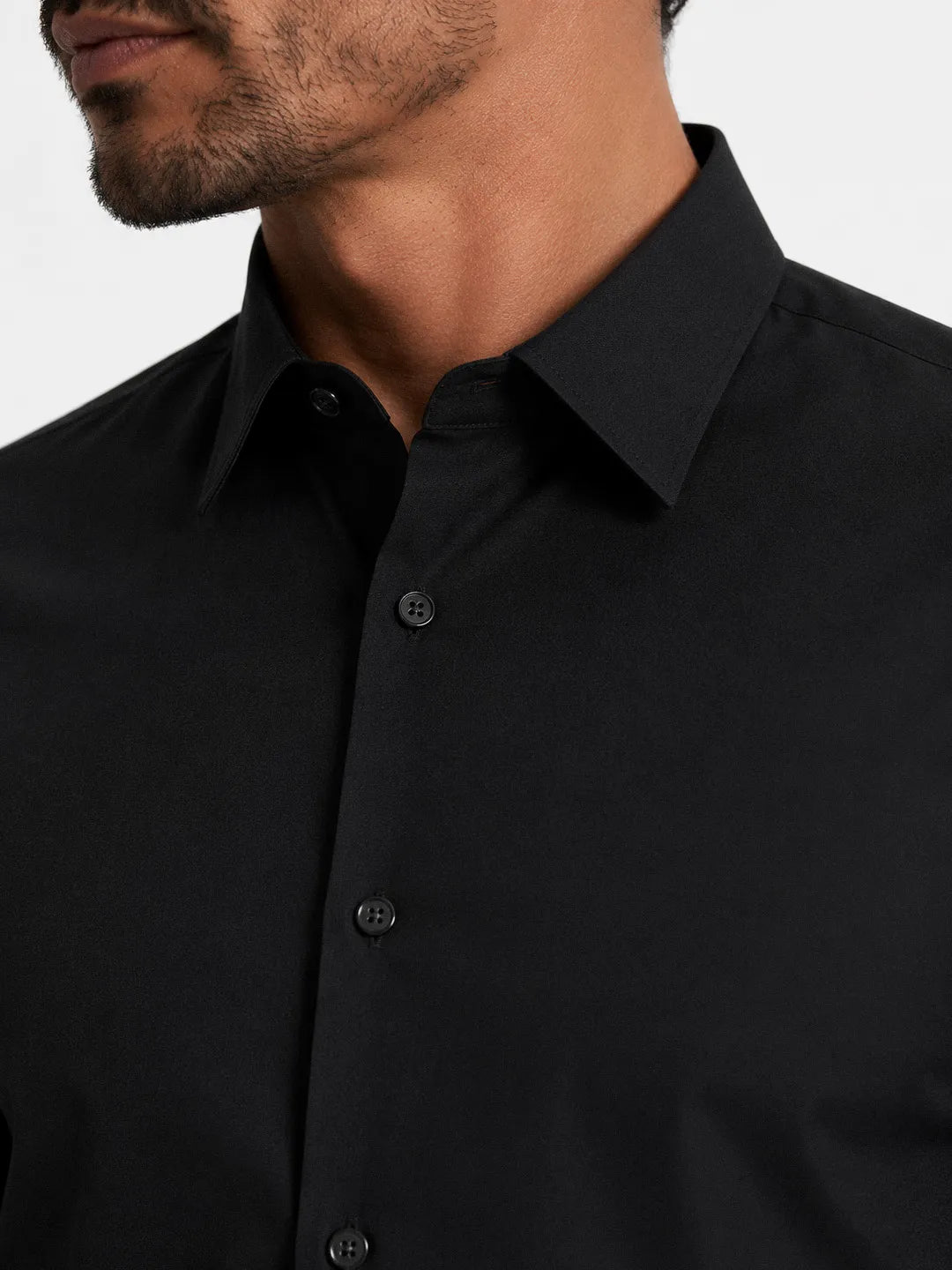 Oxford Long Sleeve Shirt Mercer Black