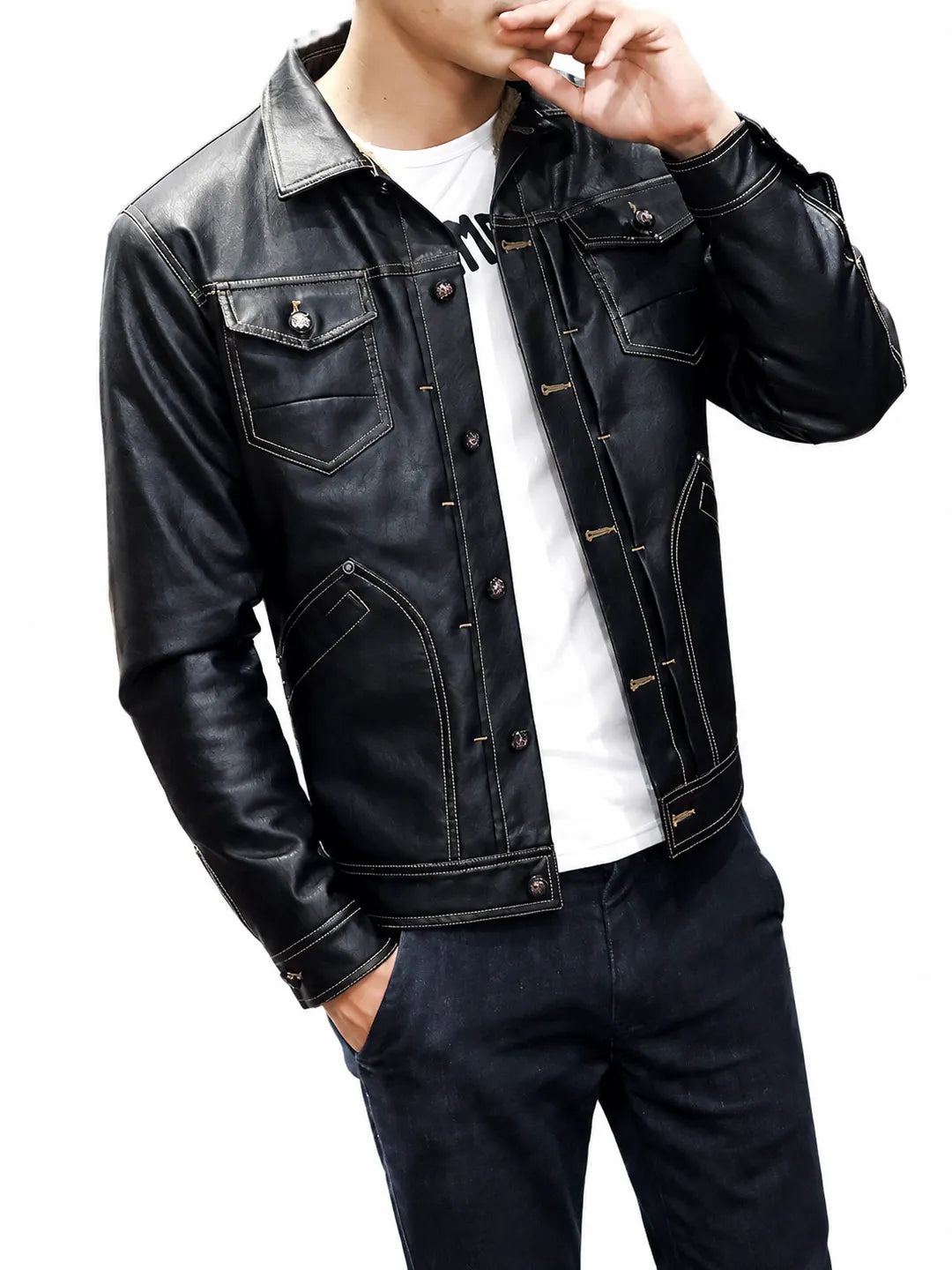 Plush-Lined Trucker Jacket Whitmore