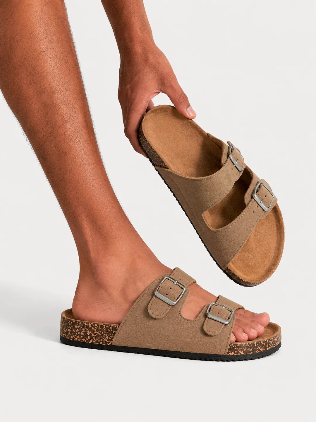 Leather Sandals Dune Sand Beige