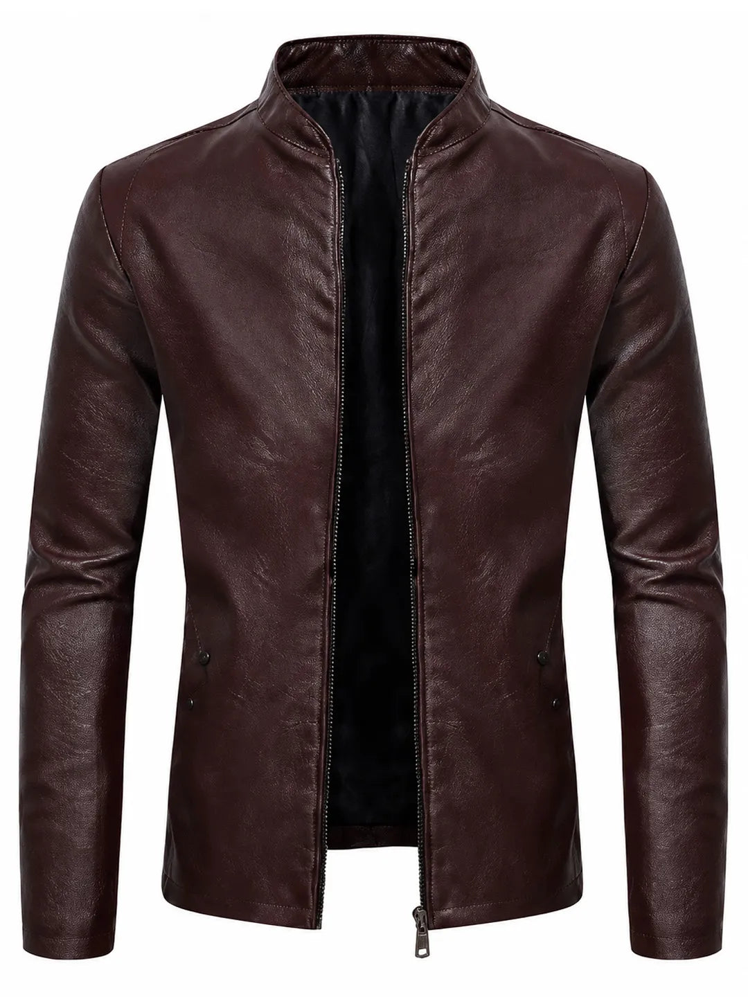Slim-Fit Racer Jacket Sterling