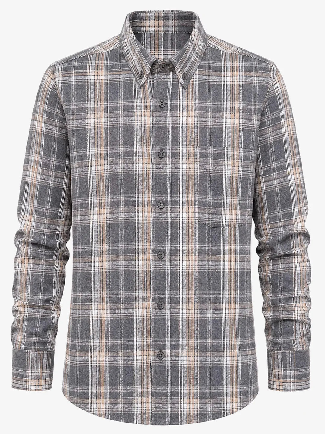 100% Cotton Plaid Flannel Shirt Calder