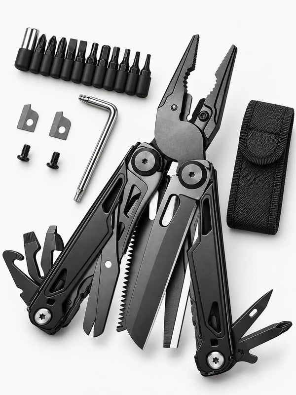 16-in-1 Camping Multi-Tool with Scissors