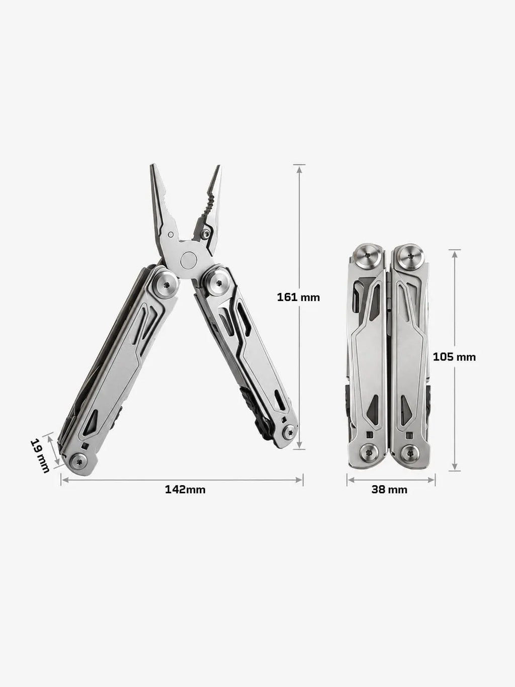 16-in-1 Camping Multi-Tool with Scissors