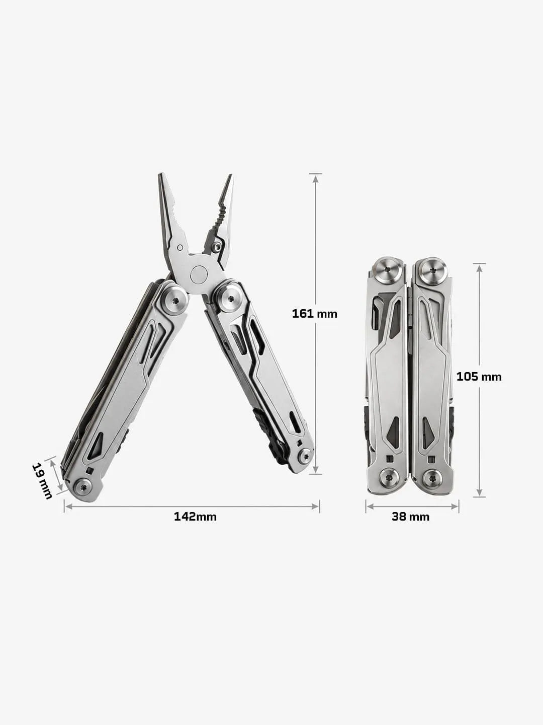 16-in-1 Camping Multi-Tool with Scissors