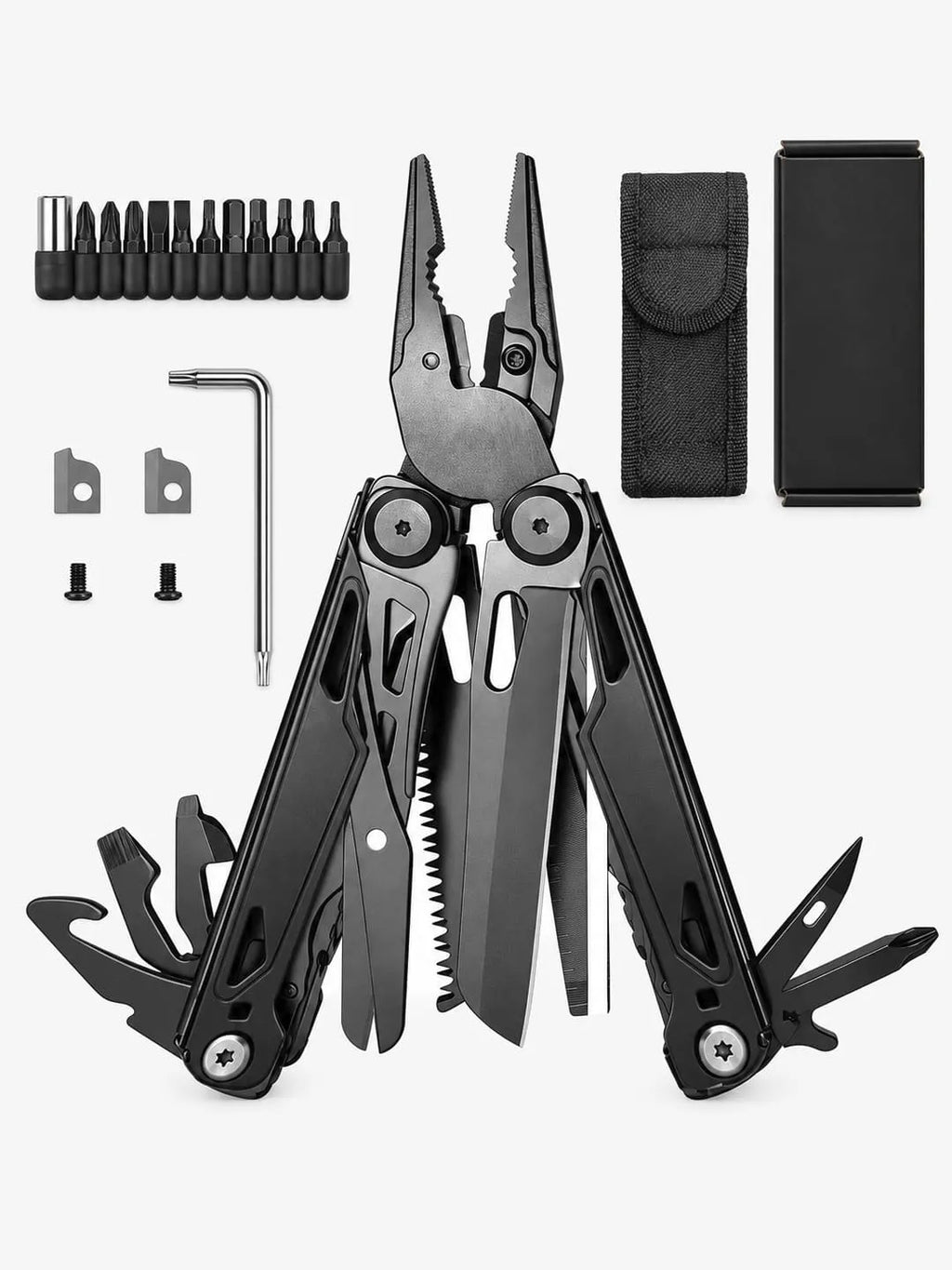 16-in-1 Camping Multi-Tool with Scissors