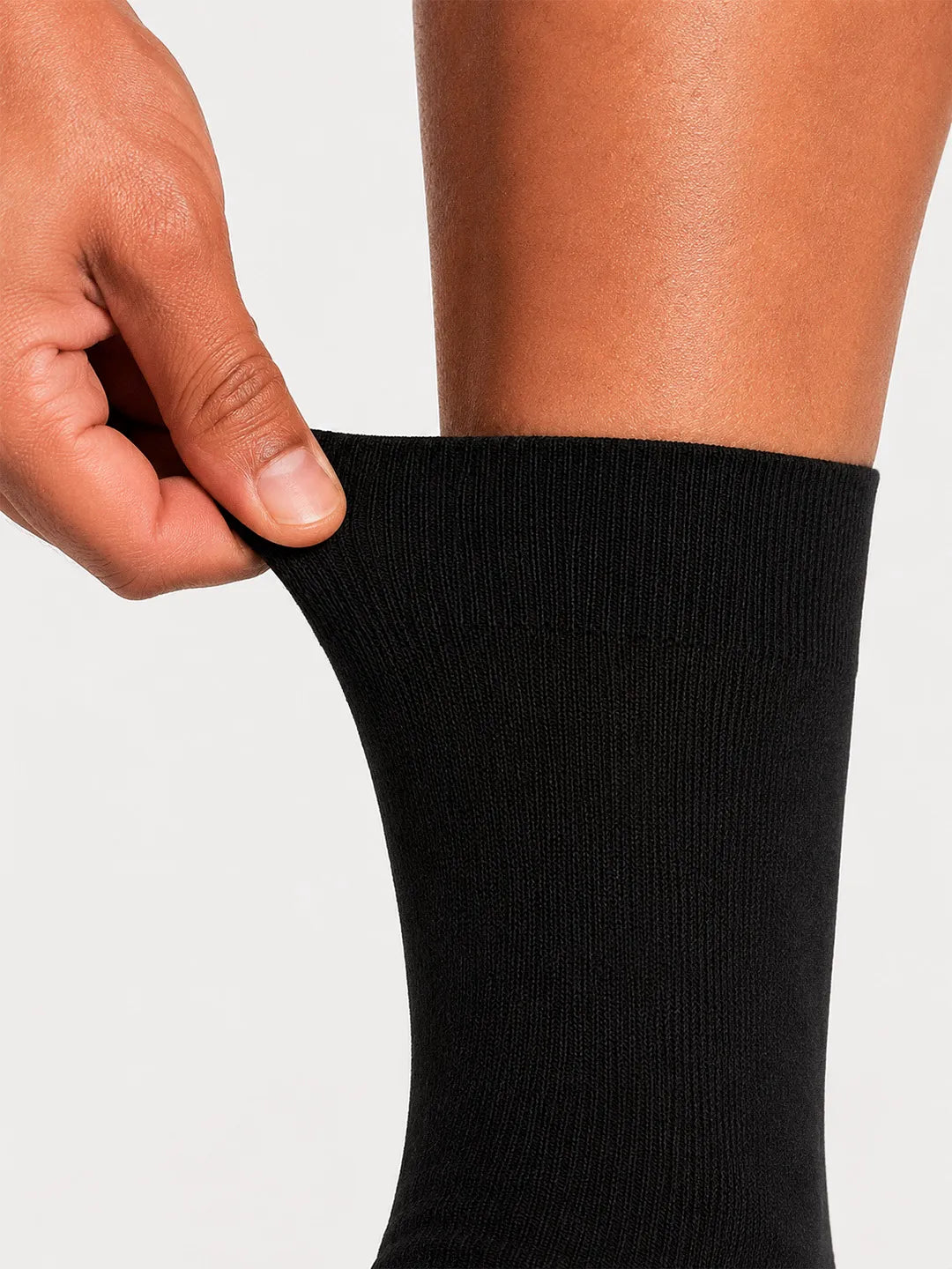 Cotton Dress Socks 5 Pack Sterling Black