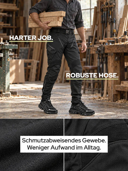Carver 10-Pocket Work Trousers with Belt
