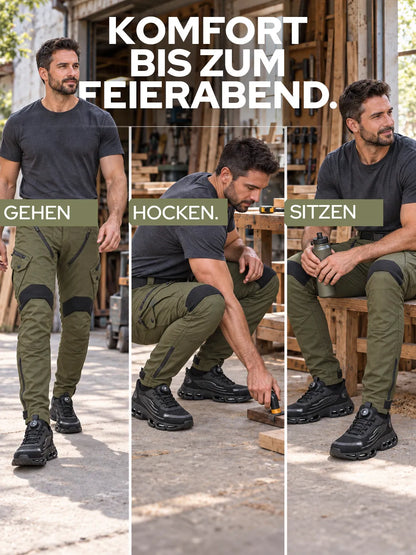 Carver 10-Pocket Work Trousers with Belt