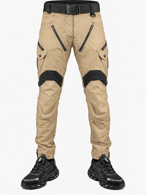 Carver 10-Pocket Work Trousers with Belt — Khaki