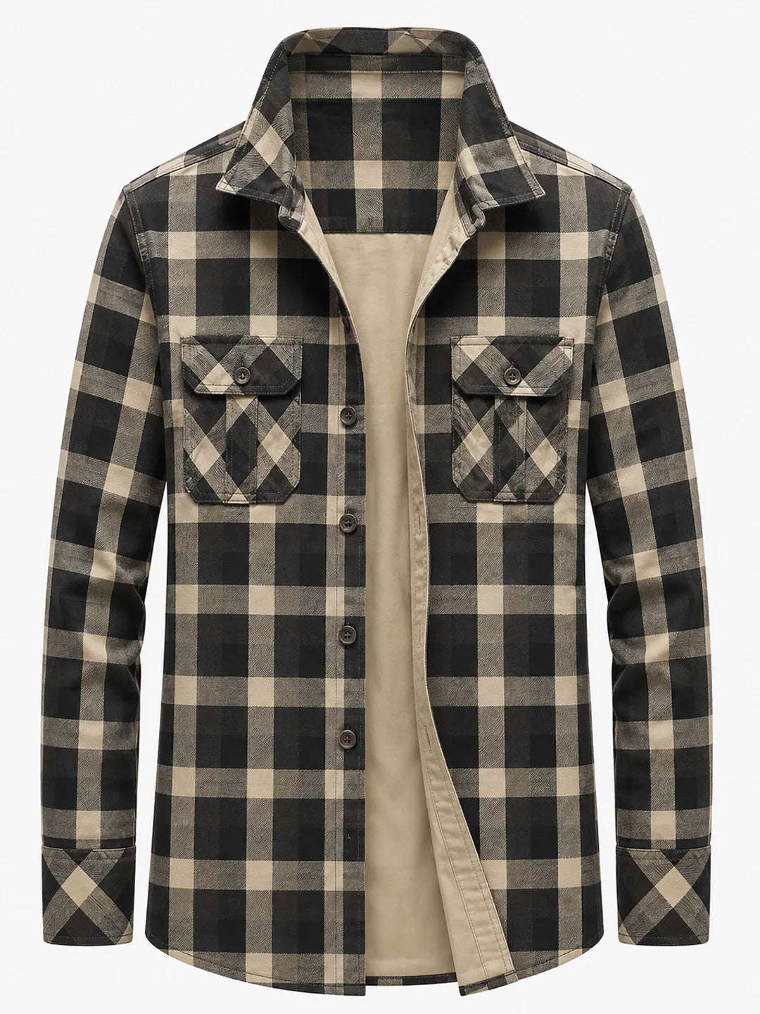 Cotton Plaid Utility Shirt Prescott