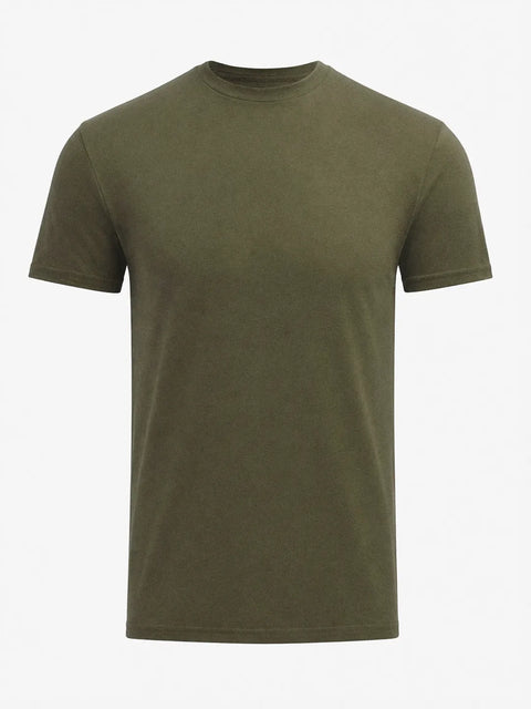 Better-Fit Crew Neck T-Shirt Camden — Olive Green