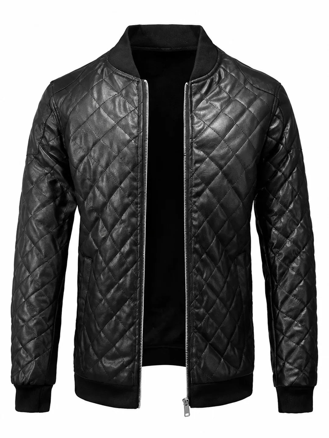 Diamond-Quilted Bomber Jacket Ashford