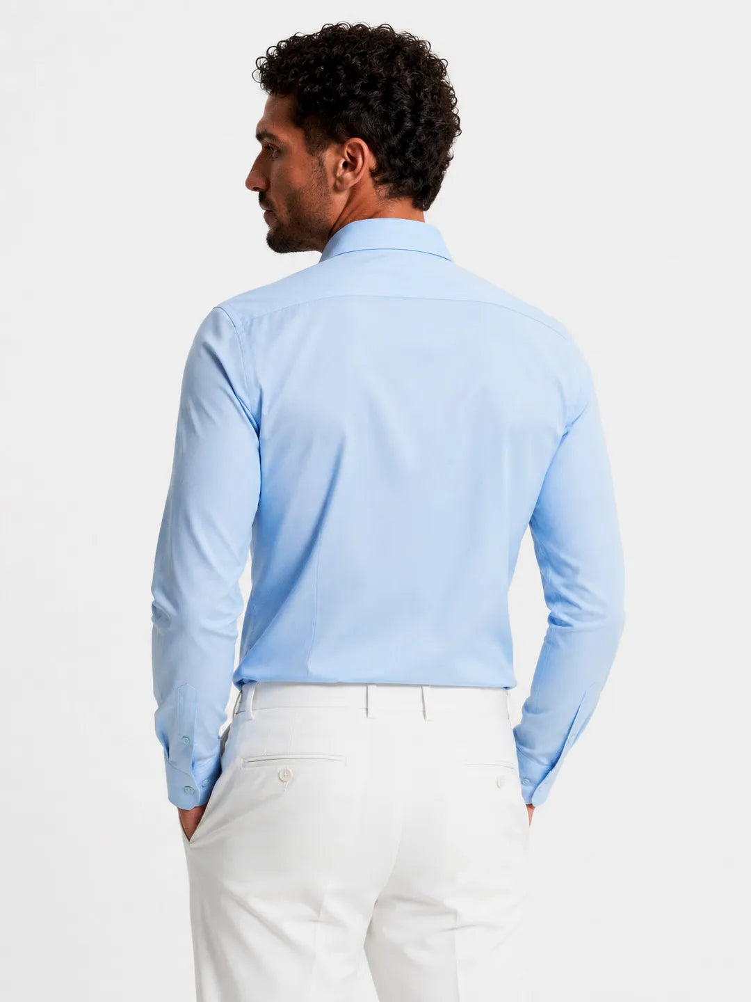 Oxford Long Sleeve Shirt Mercer Oxford Blue