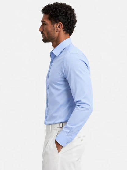 Oxford Long Sleeve Shirt Mercer Oxford Blue