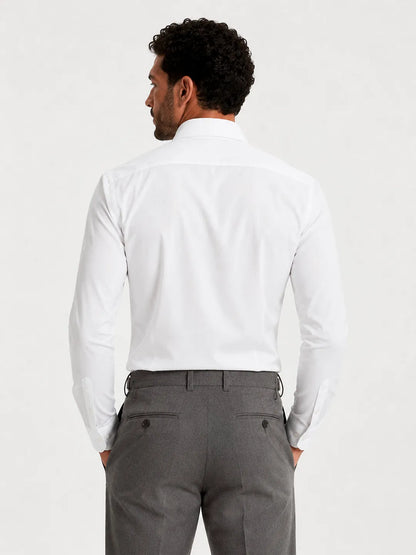 Oxford Long Sleeve Shirt Mercer White