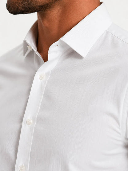 Oxford Long Sleeve Shirt Mercer White