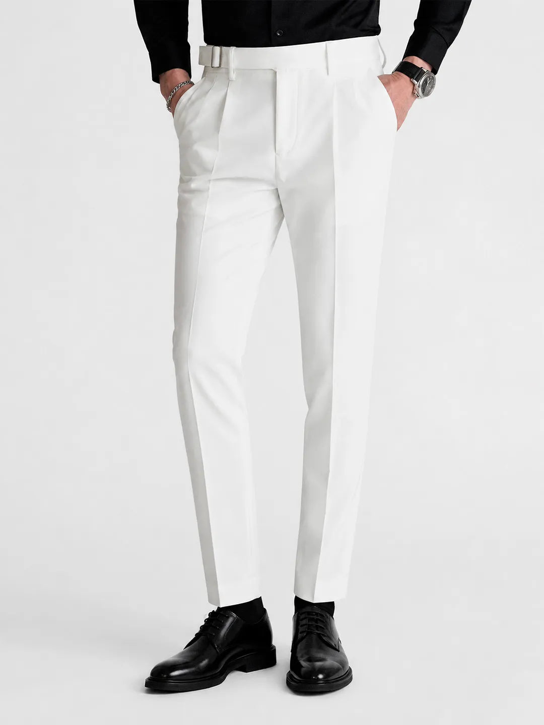 Tailored Trousers Ashton White