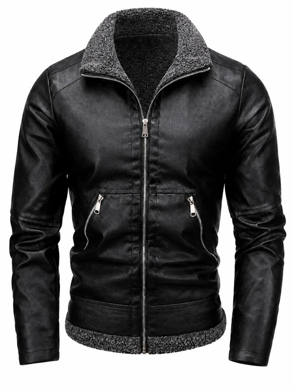 Plush-Lined Aviator Jacket Marlowe