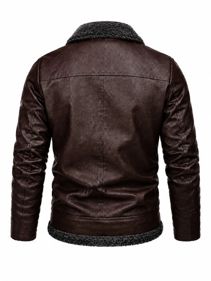 Plush-Lined Aviator Jacket Marlowe