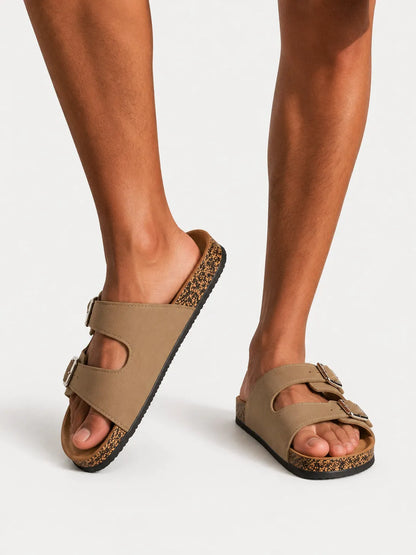 Leather Sandals Dune Sand Beige