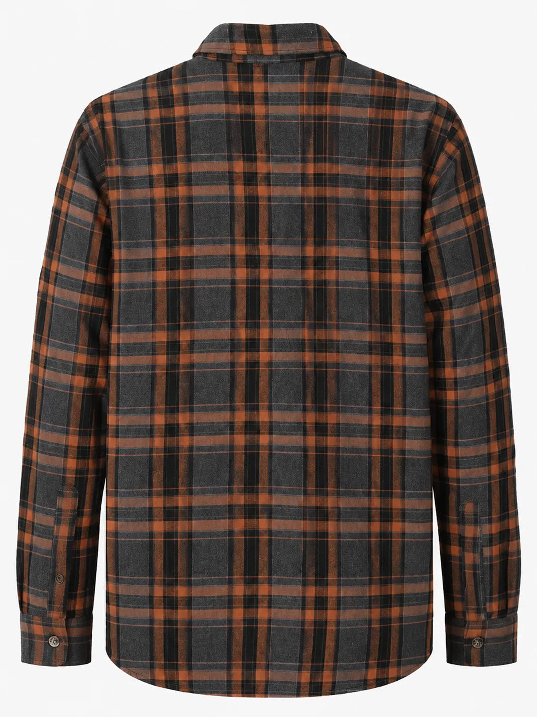 Sherpa-Lined Plaid Overshirt Kingsley