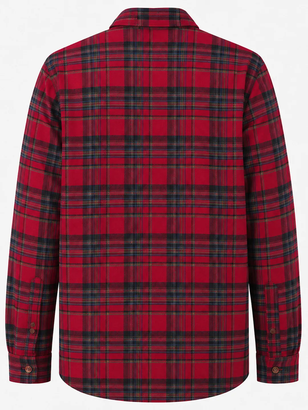 Sherpa-Lined Plaid Overshirt Kingsley