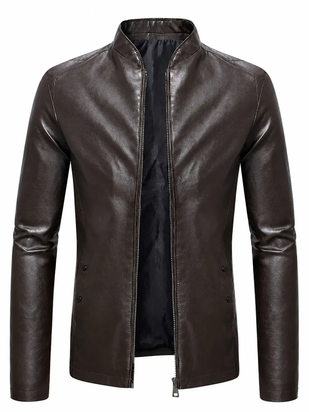 Slim-Fit Racer Jacket Sterling
