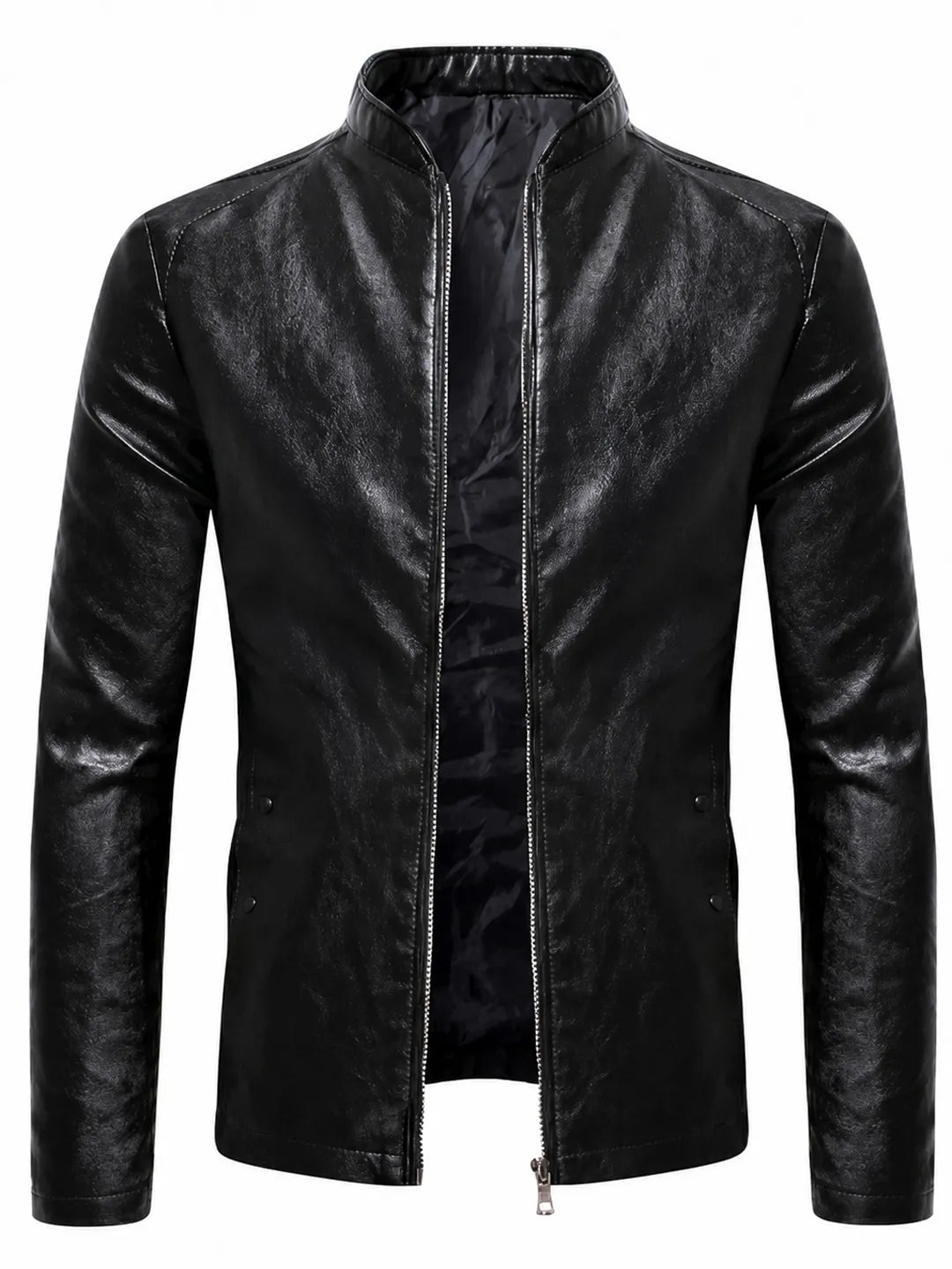 Slim-Fit Racer Jacket Sterling