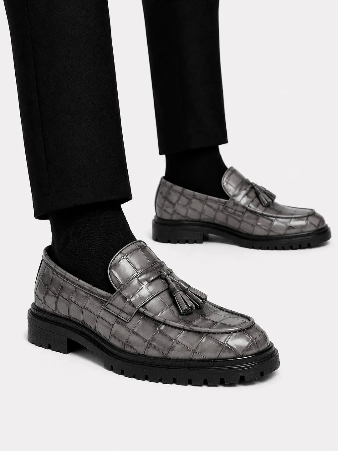 Tassel Loafers Sterling Anthracite